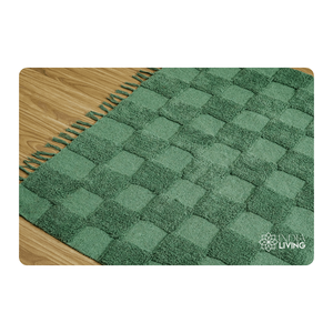 Tufted Cotton Rug Eco Friendly Natural Fiber <b>Mat</b> for Home Decor Soft Texture and Durable Construction for Indoors - Product Image 5