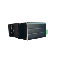 Adaptateur d'injecteur PoE industriel Din-rail 2 ports 10/100/1000Mbps Power Over Ethernet DC48V Entrée DC24V Sortie