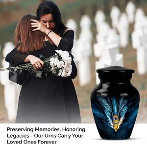 Riding Urn for <b>Ashes</b> Adult Male <b>Keepsake</b> Urn for Dad Cremation Urn for Human <b>Ashes</b> Memorial Funeral Urn for Women Custom Size - Product Image 2
