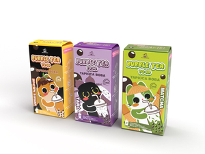 Kit de Té de Burbujas Taiwanés Madam Hong, Paquete de 3 Cajas Instantáneas, Incluye Polvo de Té con Leche Saborizado, Bolas de Tapioca y Pajitas, Caducidad de 18 Meses - Product Image 2