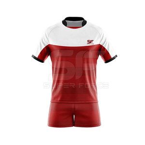 Uniformes de rugby professionnels vêtements de sport confortables pour les équipes scolaires et de club maillots et shorts de rugby imprimés personnalisés - Product Image 2