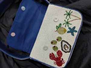 Bolso de Hombro Personalizado con Cuentas, Diseño de Frutas, Limón y Cereza, Bolso de Verano para Mujer, Tejido a Mano con Cuentas de Semillas, Bolso de Mano para Uso Diario y Fiestas - Product Image 4