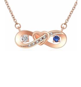 Rose Gold Infinity Urn Pendant Stainless Steel Snake Chain Cremation Jewelry <b>for</b> <b>Ashes</b> Woman Keepsake <b>Necklaces</b> Urn Custom Size - Product Image 1