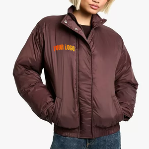 Newest Style Long Sleeve Women <b>Puffer</b> <b>Jackets</b> Breathable Windproof Winter Sale Latest Arrival Zipper Closure - Product Image 4