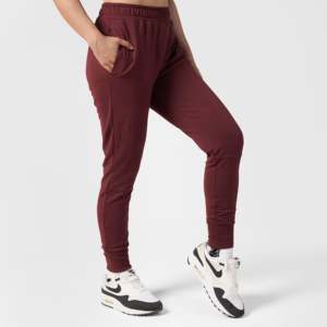Maroon Essential Fit <b>Joggers</b> with Breathable Feature Mid Waist Type - Product Image 5