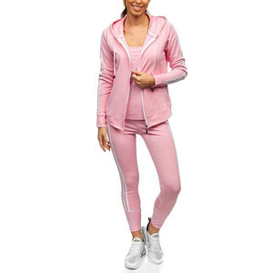 Jogging <b>Track</b> <b>Suit</b> <b>Women</b> Tracksuits Breathable Wholesale <b>Women's</b> Jogger Sweat <b>Suit</b> 2 Piece Hoodie Pant Set Tracksuit OEM - Product Image 4