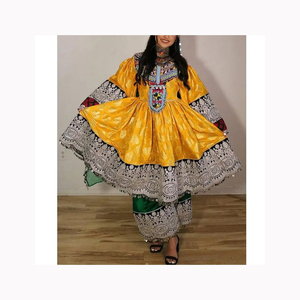 Robe kuchi vintage ethnique tribal, robe Kochi traditionnelle de fête afghane/pakistanaise Kuchi - Product Image 4