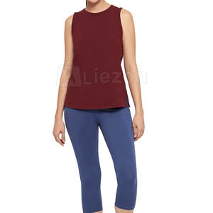 Nueva camiseta sin mangas de moda para mujer, camisetas sin mangas para mujer, camiseta sin mangas para mujer al por mayor, camiseta sin mangas sostenible para mujer - Product Image 5