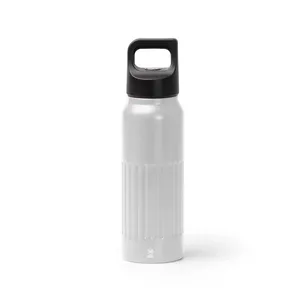 Borraccia Termica Sostenibile in Acciaio Inossidabile con Design a Reticolo - Gadget - Product Image 5