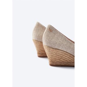Esposini espadrillas con taglio a V in tela in edizione limitata sandali con taglio a V Chic con Sole a zeppa - Product Image 6