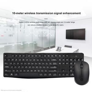 2.4Ghz Wireless <strong>Keyboard</strong> And <strong>Mouse</strong> Combo, Slim <strong>Keyboard</strong> With Light <strong>Mouse</strong> 1200DPI for Office Use, Ultra Thin <strong>Keyboard</strong> - Product Image 2