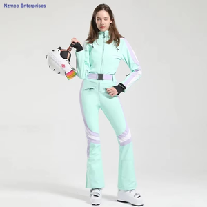 Ensemble de vêtements de ski imperméables personnalisés pour femmes, pantalon et veste de neige, coupe-vent, ensemble de combinaisons de neige imperméables - Product Image 6