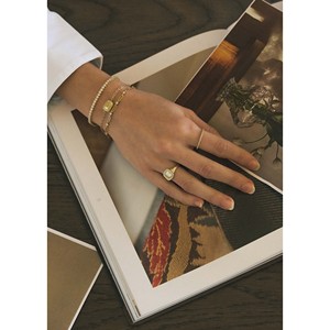 Estate Yellow <b>Gold</b> Fashion <b>Charm</b> <b>Bracelet</b> - Product Image 4