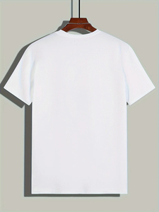 T-shirt décontracté pour homme, coupe classique, manches courtes, écologique, respirant, 100% coton/polyester - Product Image 6