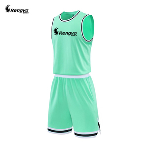 Camiseta de baloncesto para adultos, uniforme transpirable de secado rápido, traje de entrenamiento antibacteriano, camiseta, pantalones cortos, Kit de ropa deportiva - Product Image 4