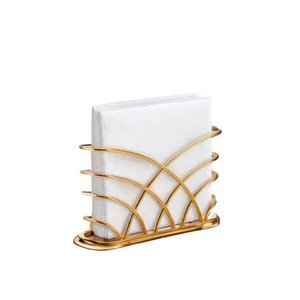 Porta Servilletas Decorativo de Metal Dorado Hecho a Mano, con la Mejor Forma, para el Hogar y Decoración de Mesa de Boda - Product Image 5