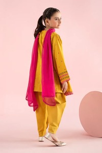 Hermoso hecho a mano niños niñas Shalwar Kameez elegante tradicional elegante fiesta Casual desgaste cómodo - Product Image 6