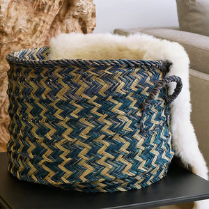 Cesta Natural Noja - Verde Agua - Product Image 1