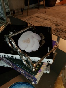 Pièce maîtresse blanche au design rond unique Décor de table artistique pour la maison, le bureau, la fête, le mariage, l'événement, l'idée d'affichage des cadeaux - Product Image 4