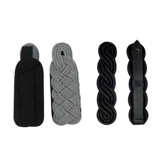 Hombreras y cuerdas de Mylar doradas de alta calidad, charreteras uniformes con acabado recubierto - Product Image 1