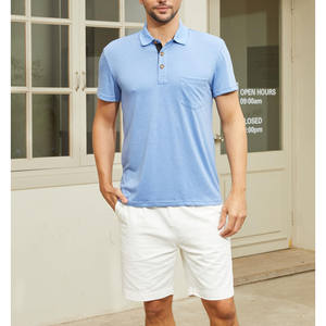 Polos para hombre con estampado de logotipo personalizado 100% algodón Ringer microfibra camisa de secado rápido camisa para hombre de alta calidad a la moda - Product Image 4