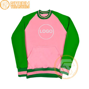 Sudadera de lana de algodón Alpha Kapa personalizada de alta calidad para mujer Sudadera con capucha bordada Sorority diseño de ropa griega - Product Image 2