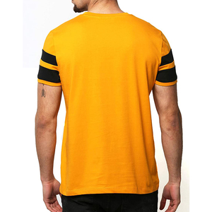 Camisetas de Hombre 100% Algodón, 220 g/m², Cuello Redondo, Logotipo Personalizado Impreso, Ecológicas, Transpirables, con Colores Personalizados y Diseño a Rayas - Product Image 4