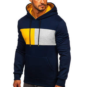 Sudaderas con capucha de alta calidad para hombre Logotipo impreso personalizado Sudadera con capucha de algodón impresa de gran tamaño para hombre Sudaderas con capucha informales para hombre - Product Image 1