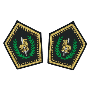 Best Quality Handmade Embroidery 3D Bullion Wire Custom Size & Shape <b>Pin</b> on Badges New Style Embroidered for Sale - Product Image 6