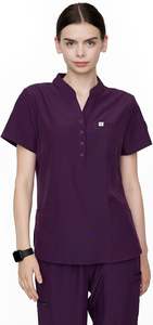 Vente en gros Tendance Jogger Scrubs Uniformes Ensembles Coton Polyester Médecins Infirmières Hôpital Médical Scrub Costumes Logo Personnalisé - Product Image 4