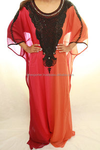 Kaftan <b>Dress</b> Abaya With Black Beads Work <b>Dresses</b> <b>for</b> Women Dubai Turkey Muslim Fashion Hotsale Modest Women - Product Image 2