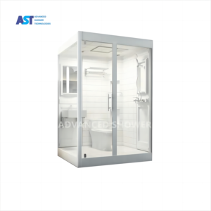 Unité <span class=keywords><strong>de</strong></span> salle <span class=keywords><strong>de</strong></span> bain préfabriquée intégrée efficace Dosettes <span class=keywords><strong>de</strong></span> <span class=keywords><strong>douche</strong></span> portables préfabriquées complètes <span class=keywords><strong>avec</strong></span> <span class=keywords><strong>cabine</strong></span> <span class=keywords><strong>de</strong></span> <span class=keywords><strong>douche</strong></span> pour hôtel - Product Image 1