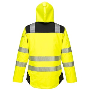 Camisa de trabajo de seguridad para trabajadores de la construcción de algodón personalizada Hi Vis reflectante para el tráfico en carretera Industrias mecánicas de carbón Colocación frontal - Product Image 5