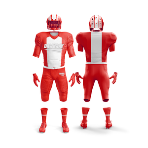 Conjunto de Uniforme de Fútbol Americano Personalizado |   Uniforme de Fútbol con Camiseta y Pantalones |   Ropa Deportiva Transpirable de Poliéster - Product Image 2