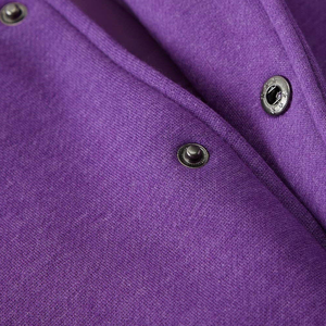 Chaqueta Letterman de Invierno para Hombre, Personalizada al por Mayor, con Cuello Alto de Lona, Logotipo Frontal, para Equipo de Béisbol de Escuela Secundaria - Product Image 6