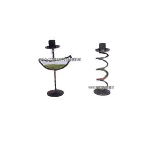 Portavelas de Color negro oscuro, candelabro de Metal de hierro de buen aspecto, decorativo interior para decoración de fiestas a precio competitivo - Product Image 1
