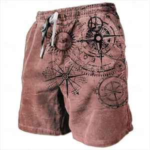 Short en coton élégant pour homme, été décontracté et personnalisé, adapté à un usage quotidien et de voyage - Product Image 1