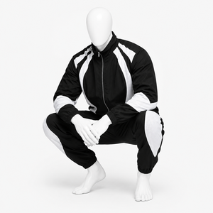 Ensemble de survêtement jaune pour homme Elson Sports, manches longues, col rabattu, respirant, en polyester, deux pièces, pour l'automne - Product Image 5