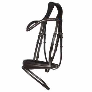 Bridon en cuir de cheval SidePull de haute qualité - Qualité supérieure, couleur noire, taille personnalisable, logo, export en gros pour l'Europe et l'Amérique - Product Image 5