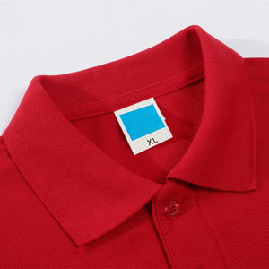 Polos pour hommes en coton respirant, vente en gros OEM, tricotés, décontractés, couleur unie, manches courtes, longueur standard, teinture unie - Product Image 5