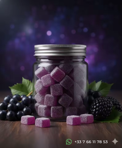 Gummies de sommeil au chanvre Novaloa en vrac, 30 unités - Mélatonine, racine de valériane, saveur framboise, origine France, culture artificielle - Product Image 1