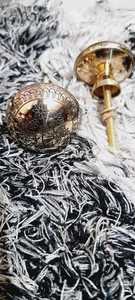 Bouton de porte en cuivre et laiton de style antique, quincaillerie décorative vintage solide pour portes principales armoires armoires armoires meubles - Product Image 5