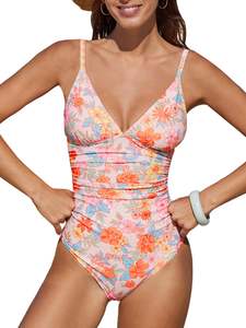 Derniers modèles de maillots de bain une pièce pour femmes, vêtements décontractés, entièrement personnalisés, légers, séchage rapide, écologiques, prix raisonnable - Product Image 5