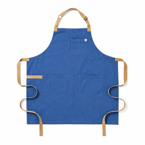 Heavy Duty Durable Reusable Cotton Canvas <b>Kitchen</b> <b>Apron</b> for Male and Female Chefs with Custom Logo and Adjustable Waist - Product Image 2