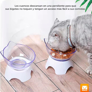 Bol surélevé pour animaux de compagnie Kawaii, pour chats, chiens et autres animaux - Couleurs assorties - Product Image 6