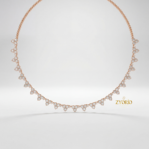 Collier pendentif en diamant de laboratoire en forme de poire, chaîne en argent sterling 925 plaqué or, collier solitaire en forme de larme pour femme, cadeau de mariage - Product Image 5