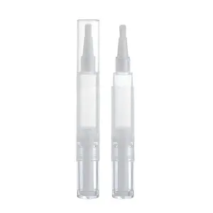 China Bestseller Benutzer definierte Farbe 2ml 5ml Leerer Kunststoff PP Transparent Nagel hautöl Verpackung Kosmetischer Drehs tift