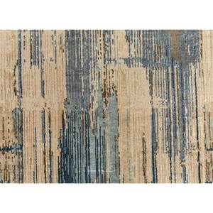 พรมขนสัตว์และไหมไผ่ถักมือสีเบจและสีน้ำตาล รุ่น Unstring Srb(709) สำหรับห้องนั่งเล่นและห้องนอนวัยรุ่น ลายแบบนามธรรม - Product Image 3