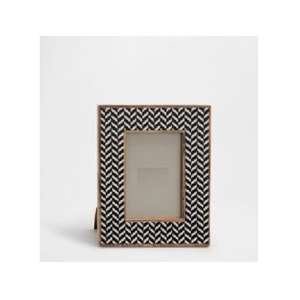 Marco de Fotos Cuadrado Moderno con Patrón Clásico, de Resina, para Regalos de Boda y Eventos, Ecológico, Ligero, con Incrustaciones de Hueso, Personalizable, Precio Económico - Product Image 1