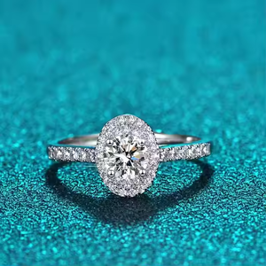 IGI Certified VS1 Clarity F Color Lab Grown CVD Stone Regalo diario Corte ovalado Diamante Compromiso Joyería de boda para mujeres - Product Image 3